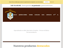 Tablet Screenshot of mielonline.com